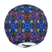 トルコのモチーフを持つ民族パターン 野球ボール (裏面)