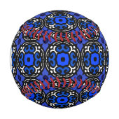 トルコのモチーフを持つ民族パターン 野球ボール (正面)