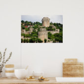 トルコのヨーロッパの城 ポスター (キッチン)