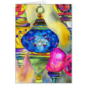 トルコのランプのモザイクの水の色のアー素晴らしト (正面)