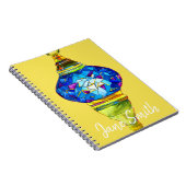 トルコのランプモザイクアートの水彩 ノートブック (右側)