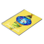 トルコのランプモザイクアートの水彩 ノートブック (左側)