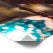 トルコのランプ:モザイクガラスアート ポスター (角)