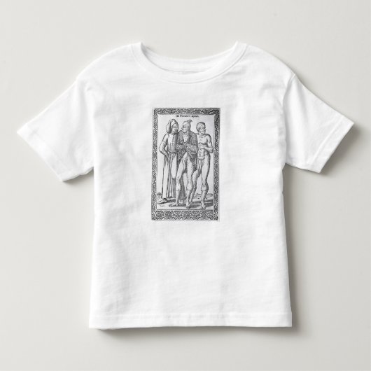 トルコのレスリング選手 トドラーTシャツ (正面)