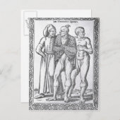 トルコのレスリング選手 ポストカード (正面/裏面)