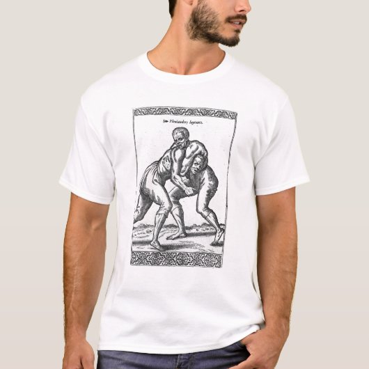 トルコのレスリング選手 Tシャツ (正面)