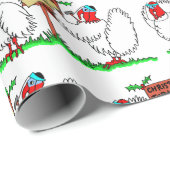 トルコのロックダウン漫画のクリスマス ラッピングペーパー (ロールコーナー)