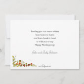 トルコのヴィンテージ巡礼者 シーズンカード (裏面)