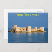 トルコの乙女の城 ポストカード (正面/裏面)