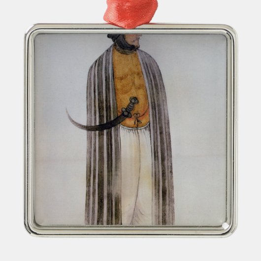 トルコの人 メタルオーナメント (正面)