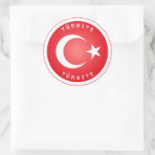 トルコの伝統エンブレム ラウンドシール (バッグ)
