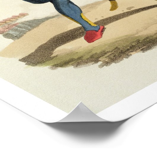 トルコの兵士, '様々なナントのコスチュームから ポスター (角)