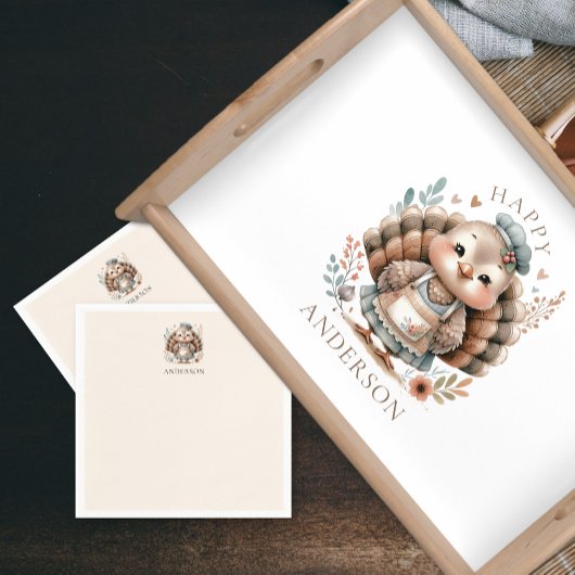 トルコの名前の追加 スタンダードカクテルナプキン