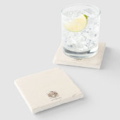 トルコの名前の追加 ストーンコースター (横)