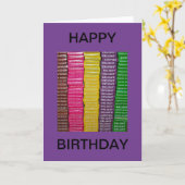 トルコの喜び箱ハッピーバースデーカード カード (黄色い花)