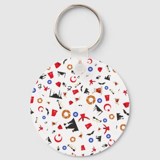 トルコの喜び – トルコのアイテムの国 キーホルダー (正面)