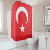 トルコの国旗 シャワーカーテン (インサイチュ)