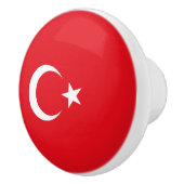 トルコの国旗 (トルコ) セラミックノブ (右)