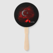 トルコの国旗 ハンドファン (正面)