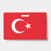 トルコの国旗 バッジ (裏面)