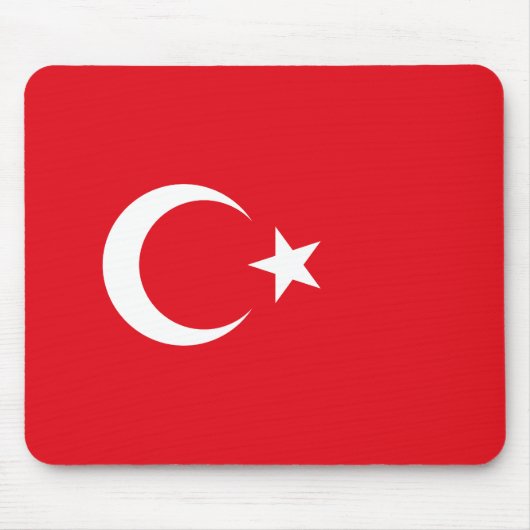 トルコの国旗 マウスパッド (正面)