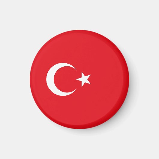 トルコの国旗 マグネット (正面)