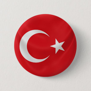 トルコの国旗 缶バッジ