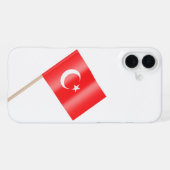 トルコの国旗 iPhoneケース (裏面横)