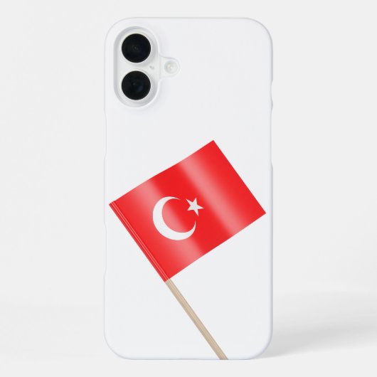 トルコの国旗 iPhoneケース (裏面)