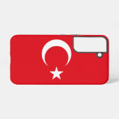 トルコの国旗 Samsung Galaxy S22 ケース (裏面横)