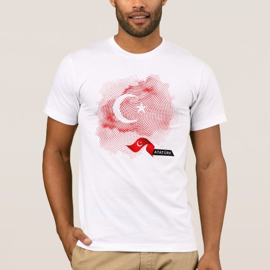 トルコの国旗 Tシャツ (正面)