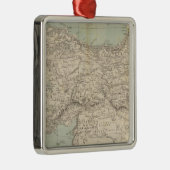 トルコの地図書の地図 メタルオーナメント (右)