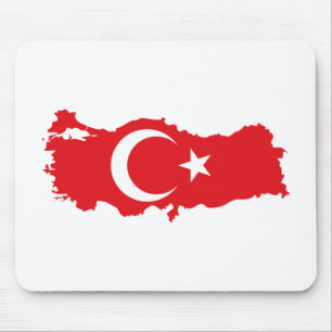 トルコの地図 マウスパッド