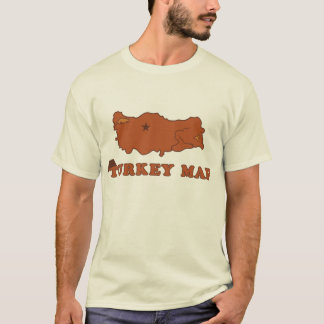 トルコの地図 Tシャツ