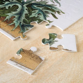 トルコの大黄植物 ジグソーパズル (側面)