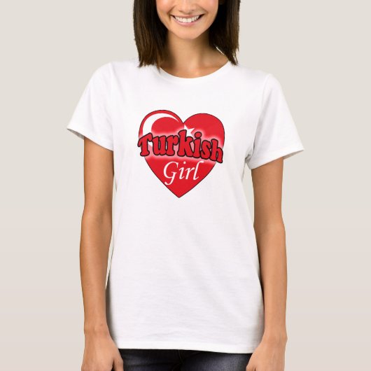 トルコの女の子 Tシャツ (正面)