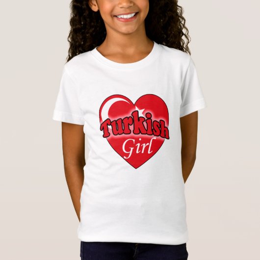 トルコの女の子 Tシャツ (正面)