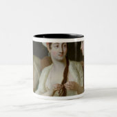 トルコの女性 ツートーンマグカップ (中央)