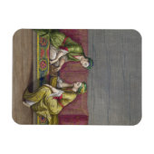 トルコの女遊の子、マンガラ、18世紀（英語） マグネット (横)