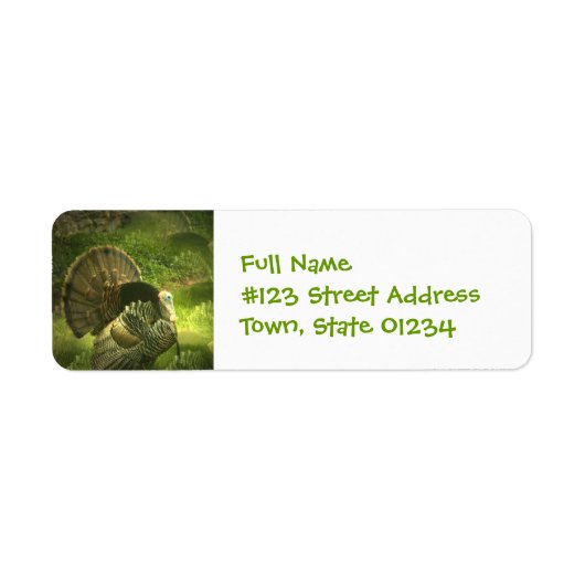 トルコの宛名ラベル ラベル (正面)