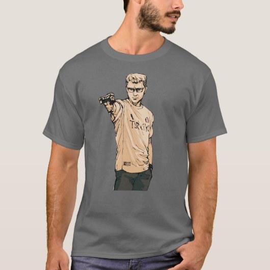 トルコの射手ユスフ・ディケチ ファンアート Tシャツ (正面)