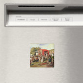 トルコの屋外フェート， c.1830-60 マグネット (インサイチュ (食洗機))