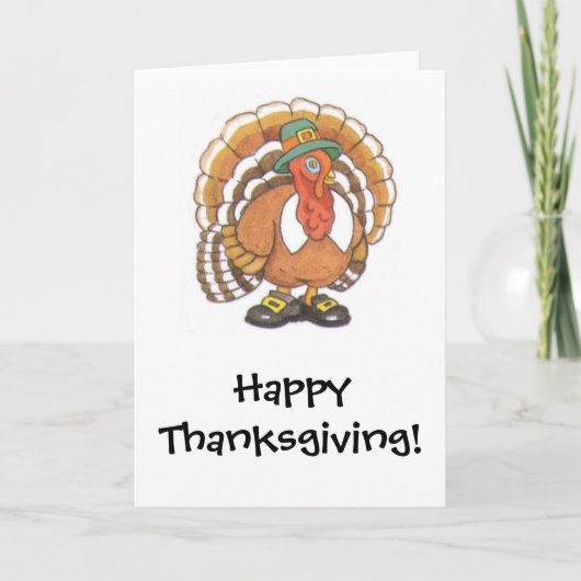 トルコの幸せな感謝祭! シーズンカード (正面)