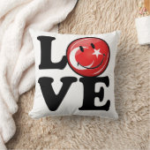 トルコの微笑の旗からの愛 クッション (ブランケット)