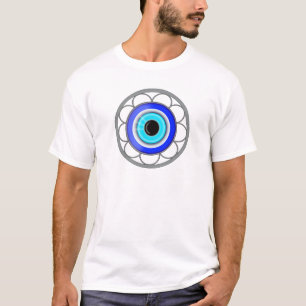 トルコの悪のまなざしの開運のお守り- Tシャツ