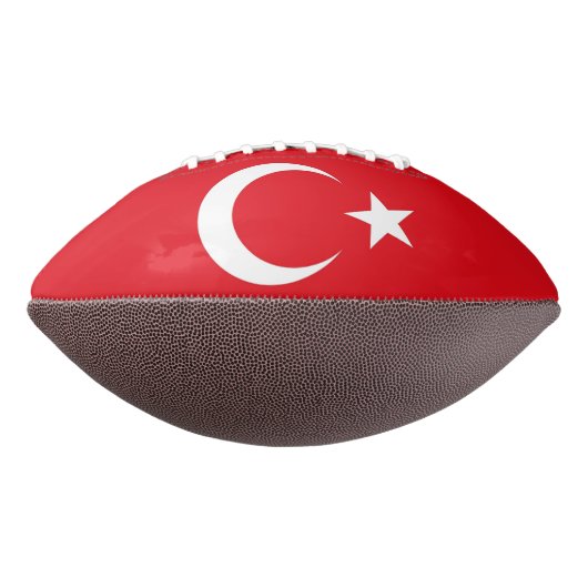 トルコの愛国的なアメリカのサッカー国旗 アメリカンフットボール (回転270)