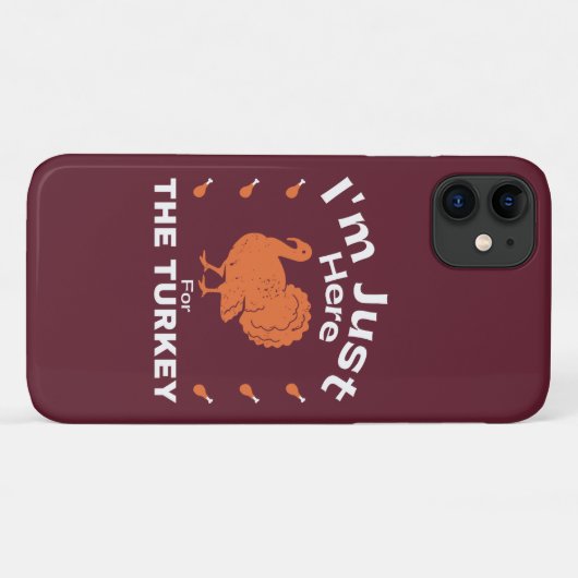 トルコの感謝祭のためにここにいるユーモア Case-Mate iPhoneケース (裏面(横))