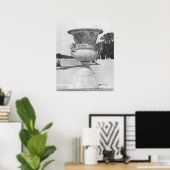 トルコの敗北の寓意の記念碑的な花瓶 ポスター (ホームオフィス)