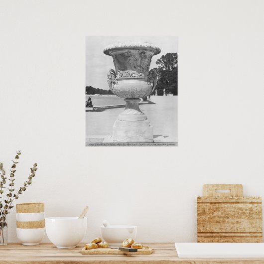 トルコの敗北の寓意の記念碑的な花瓶 ポスター (キッチン)