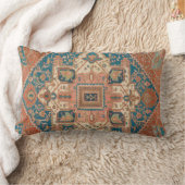 トルコの敷物のデザインの枕 ランバークッション (ブランケット)